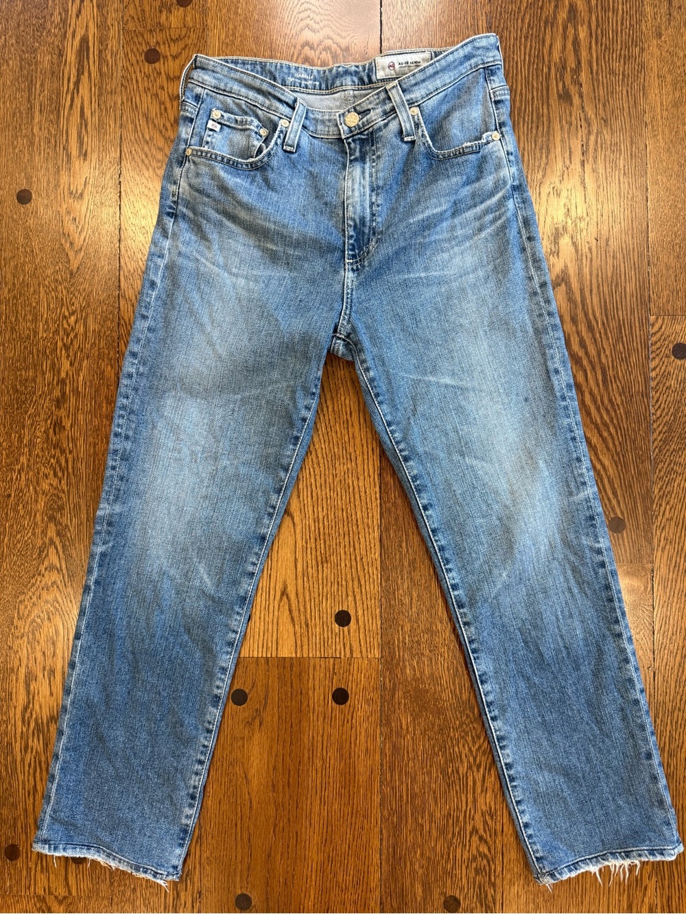 AG Isabelle High Rise Straight Crop Jeans Size 29